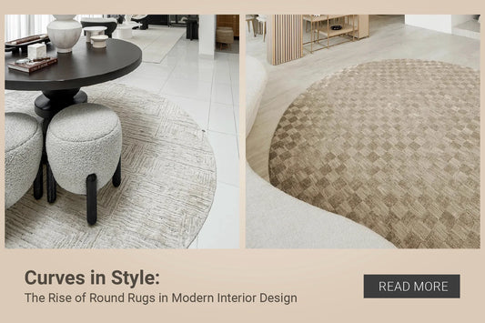 Curves in Style: The Rise of Round Rugs in Modern Interior Design