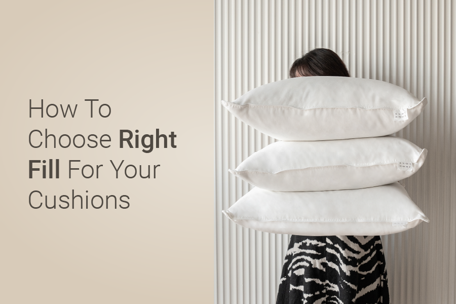 Cushions for Comfort: Choosing the Right Fill for Your Cushions