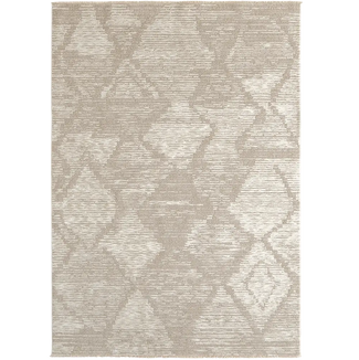 Freida Sandy - Large Diamond Patterned Carpet | Carpet Centre