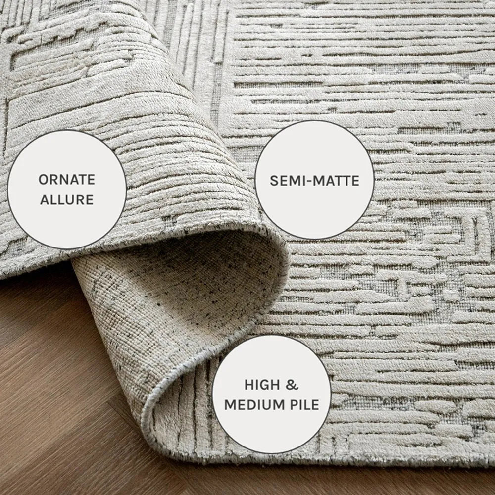 EH Riley Stone - Living Room Carpet in Square and Rectangular Texture
| Carpet Centre