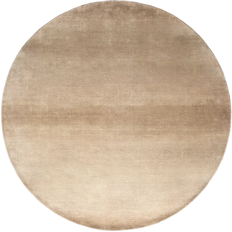 Caleb Ebony - Pearl And Grey Line Pattern Round Rug for Living Room | Carpet Centre