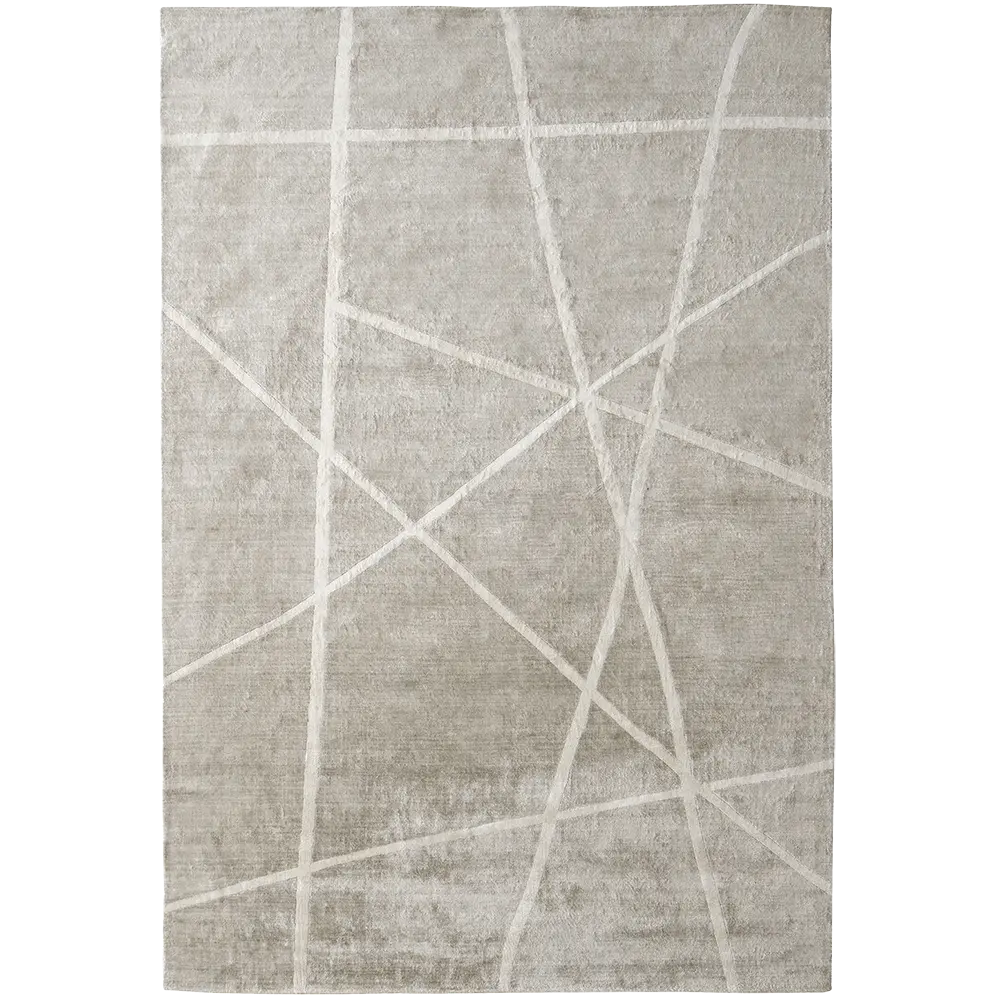 Dash Alba - Grey Crossed Lines Carpet for Living Room | Carpet Centre