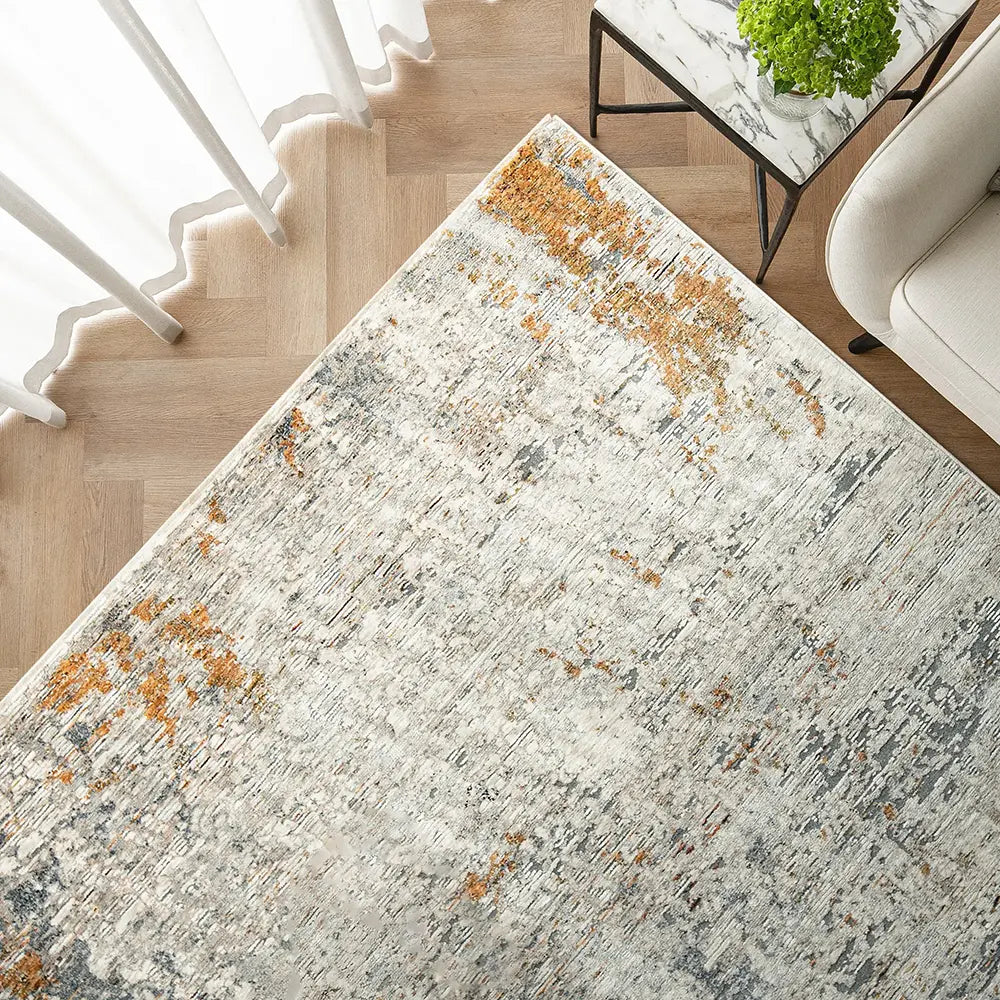 Natalia Azure - Faded Traditional Carpet | Carpet Centre