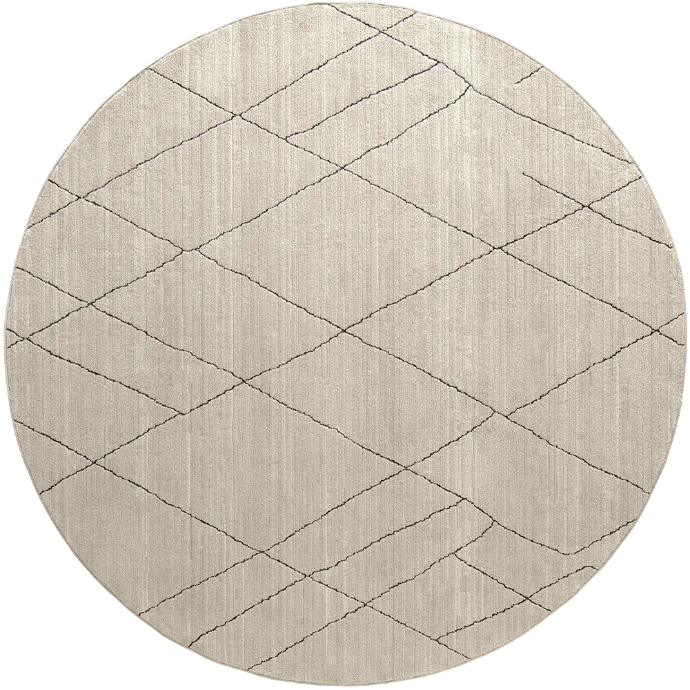 Zen Pearl - Charcoal Narrow Line Geometric Carpet | Carpet Centre