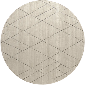 Zen Pearl - Charcoal Narrow Line Geometric Carpet | Carpet Centre