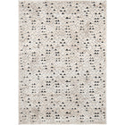 Renzo Fume Grey And Beige Geometric Pattern Carpet