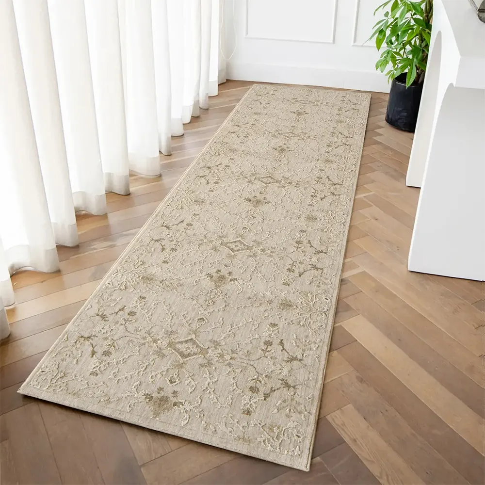Albert Terra- Modern Beige Carpet Runner | Carpet Centre