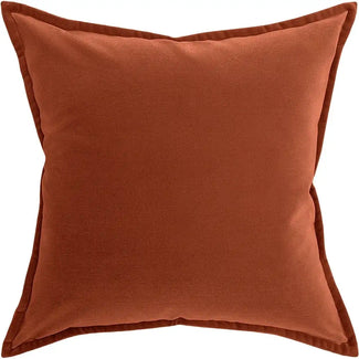 Alessandra Crimson Plain Velvet Cushion | Image 1