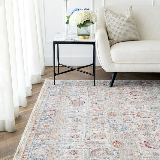 Alexander Sandy - Distressed Boho Carpet for Living Room | Carpet Centre