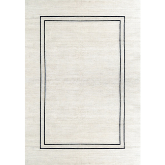 Colin Bianca Bordered Carpet | Carpet Centre