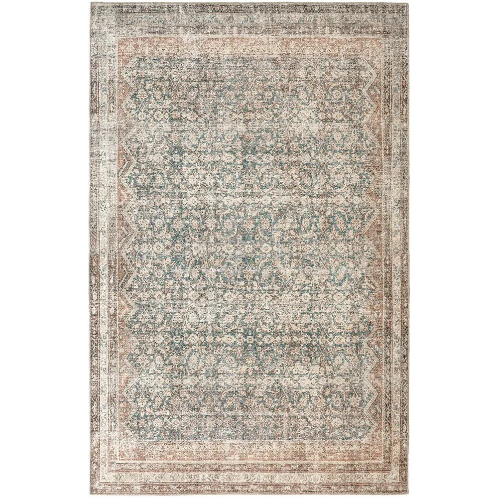 Vince Rosso - Vintage Rust Ceramic Patterned Carpet | Carpet Centre