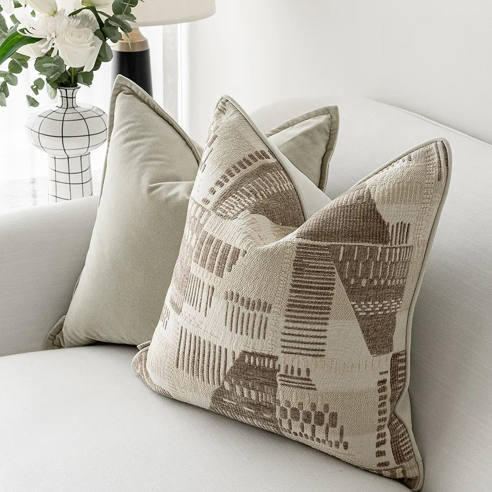 Athena Sky - Faded Abstract Pattern Blue Grey Carpet | Carpet Centre