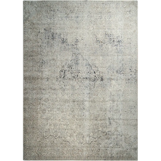 Corvin Sandy - Rectangular Grid Patterned Grey Carpet | Carpet Centre