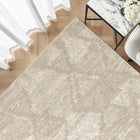 Freida Sandy Contemporary Beige Carpet