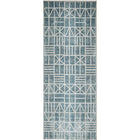 Hunter Sky Runners Modern Turquoise Carpet