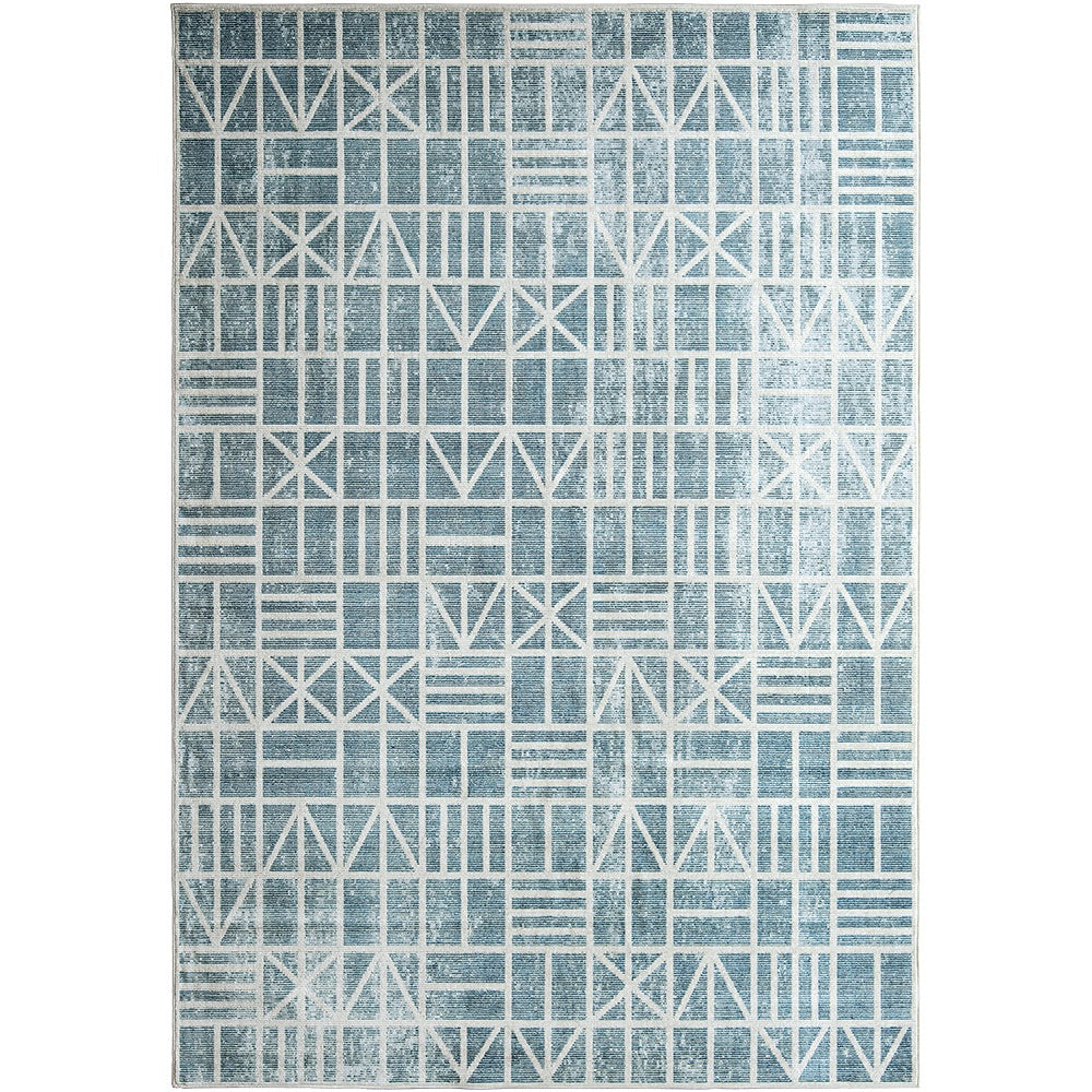 Hunter Sky Modern Turquoise Carpet
