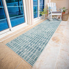 Hunter Sky Runners Modern Turquoise Carpet