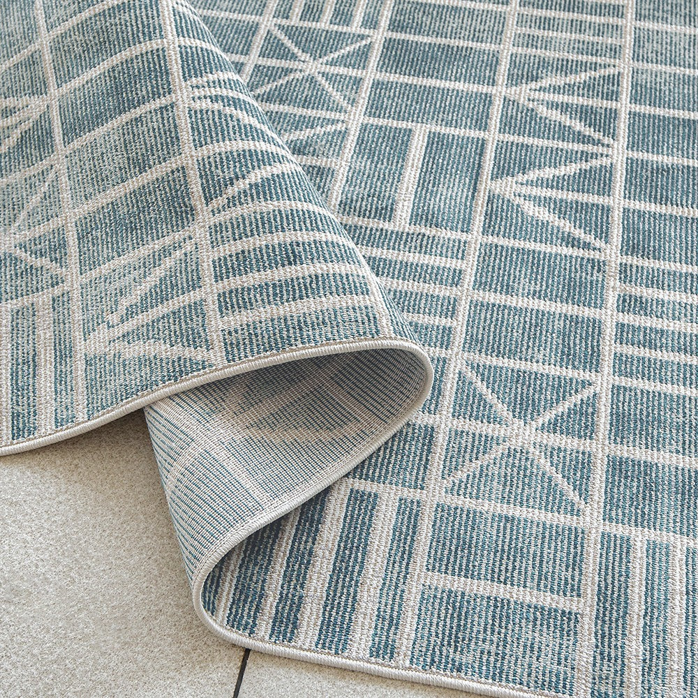 Hunter Sky Modern Turquoise Carpet