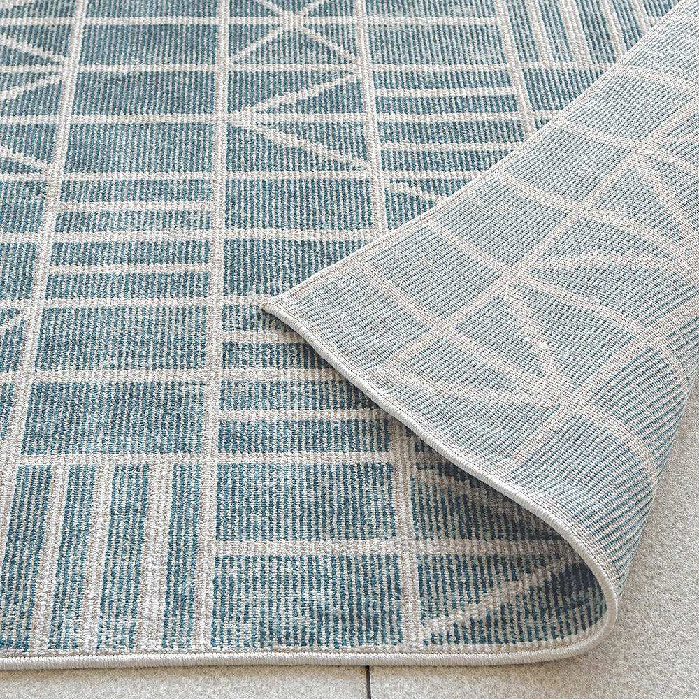 Hunter Sky Runners Modern Turquoise Carpet