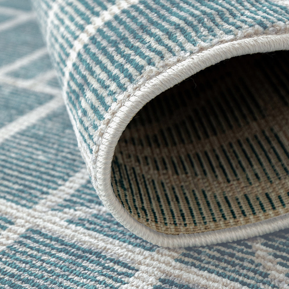 Hunter Sky Modern Turquoise Carpet