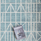Hunter Sky Modern Turquoise Carpet