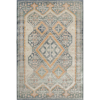 Axis Bianca Round - Diamonds in Squares & Narrow Lines Round Carpet | Carpet Centre