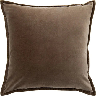 Alessandra Braun - Brown Velvet Sofa Cushion | Carpet Centre
