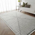 Vince Bianca Black White Oriental Carpet