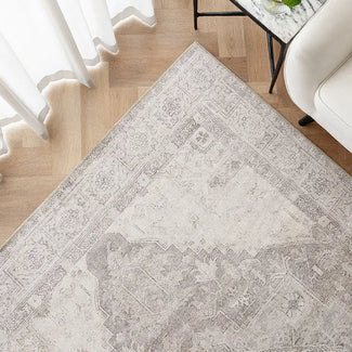 Vince Clay - Central Diamond Patterned Beige Grey Carpet | Carpet Centre