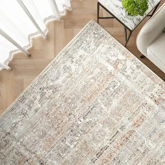 Ethan Martin - Beige And Grey Distressed Carpet 
| Carpet Centre