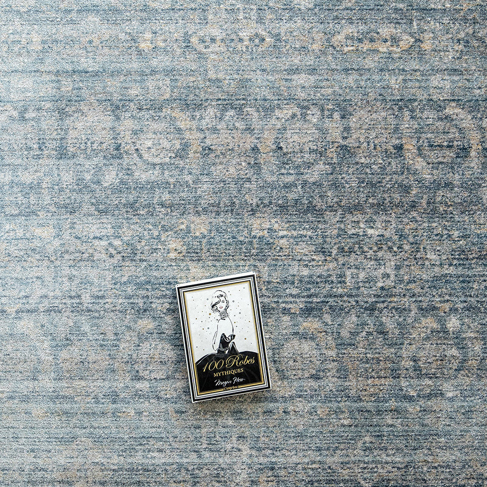 Buy Alexander Azure Distressed Blue Area Carpet Online