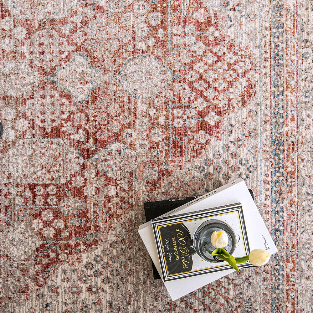 Buy Alexander Rosso Runners Red Distressed Area Carpet Online