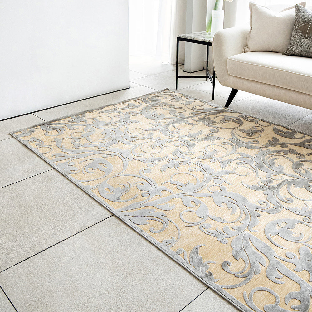 Buy Argento Cream 3203F Beige And Ivory Carpet Online