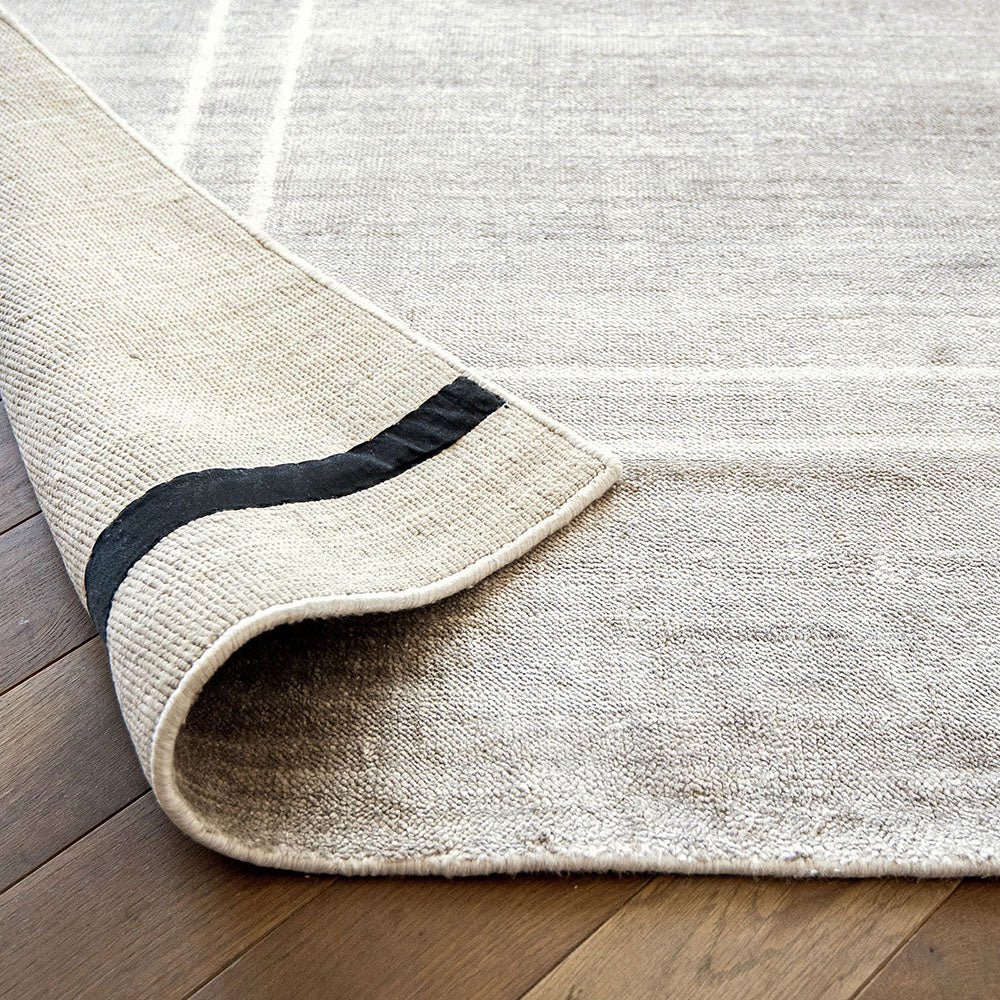 Colin Dune Grey Border Carpet
