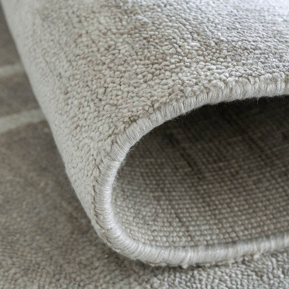 Colin Dune Grey Border Carpet