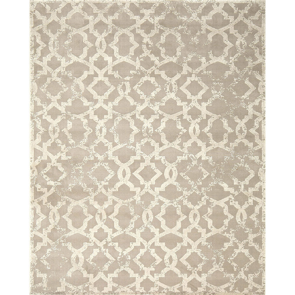 Cooper Sandy Trellis Pattern Beige Ivory Carpet