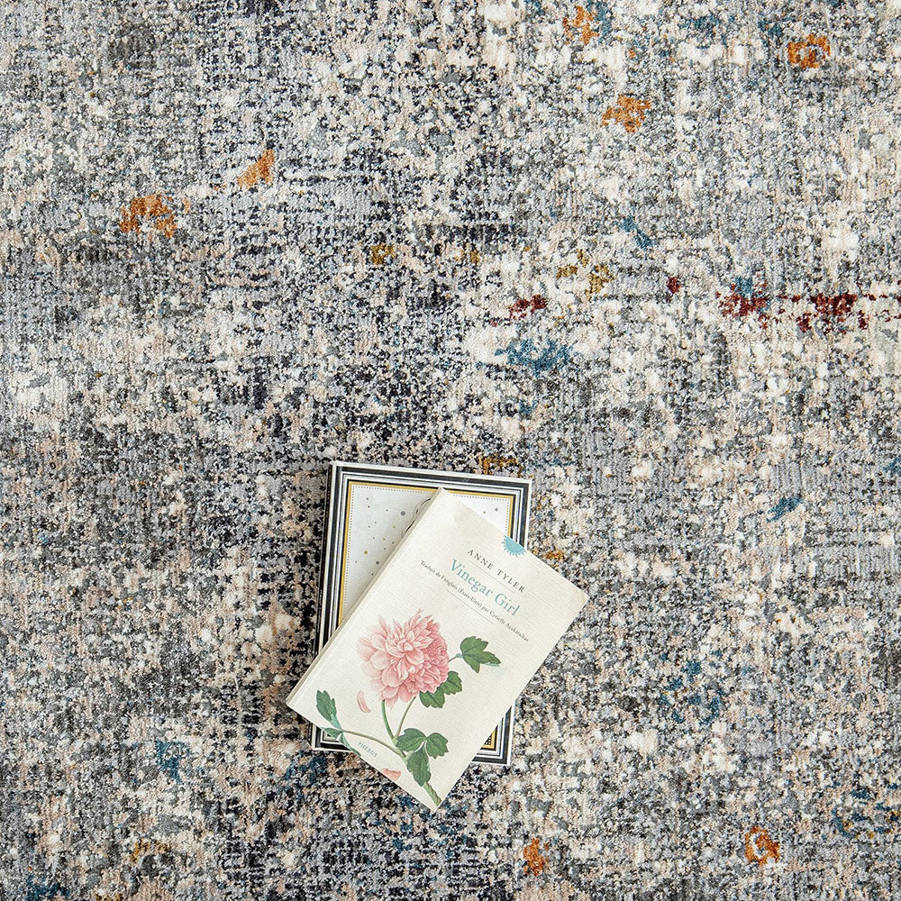 Ethan Ashton Rustic And Distressed Grey Carpet