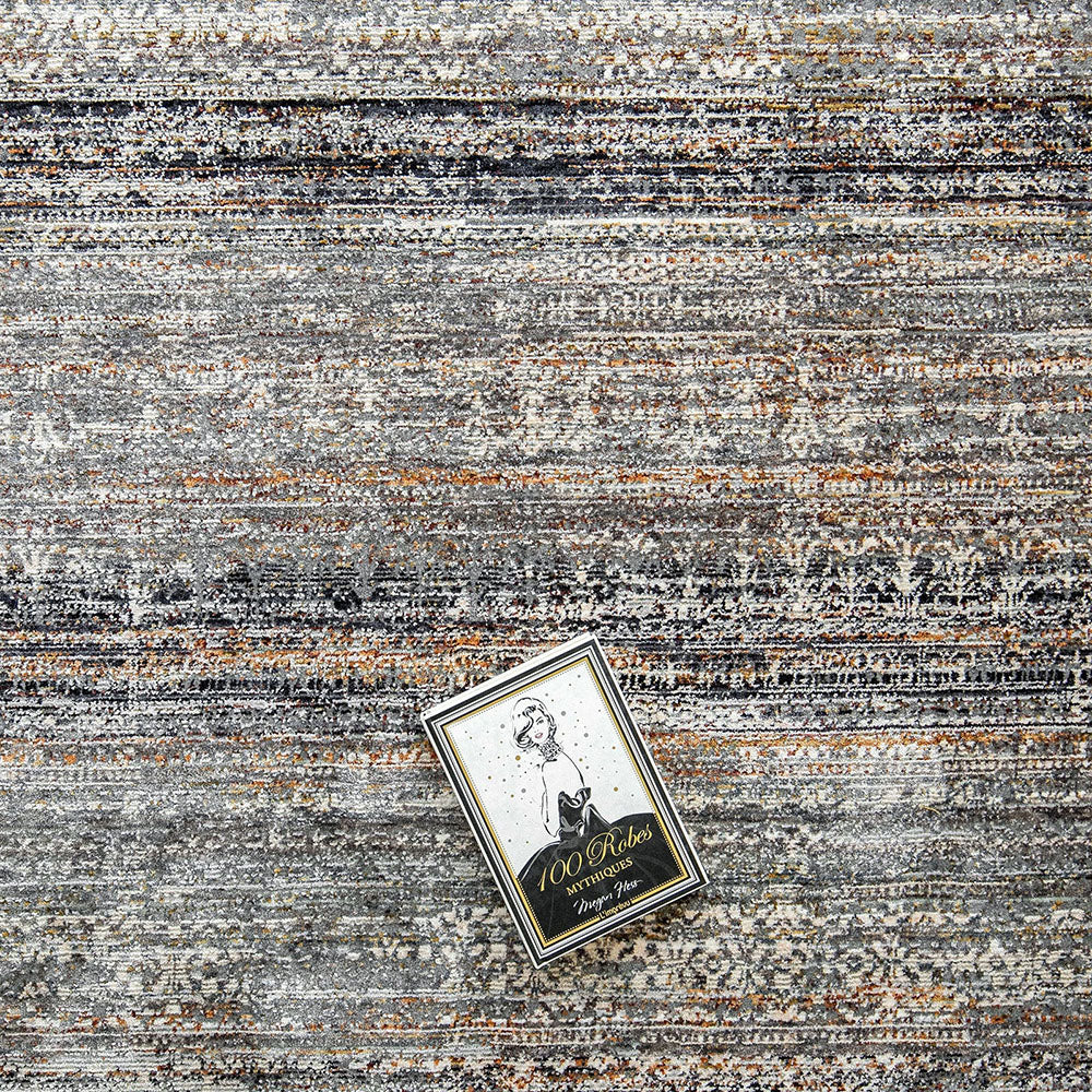 Ethan Ebony Runners Abstract Stripe Carpet