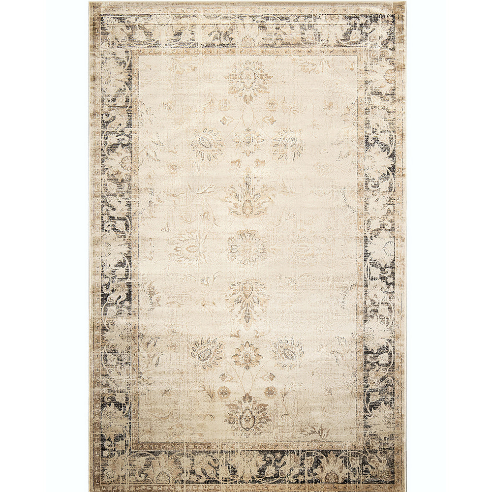 Gloria 440-117 Grey Beige Distressed Carpet