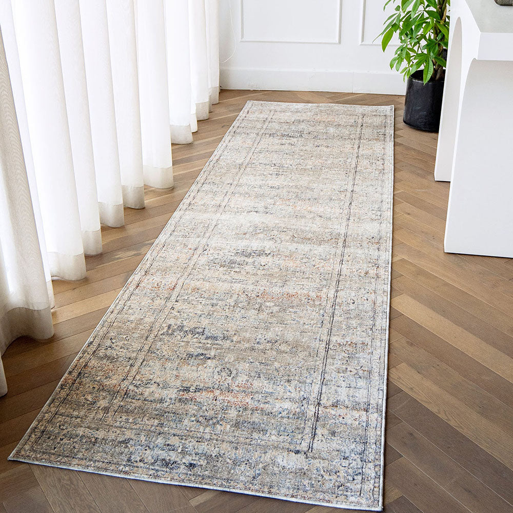 Hana Dune Distressed Rustic Beige Carpet