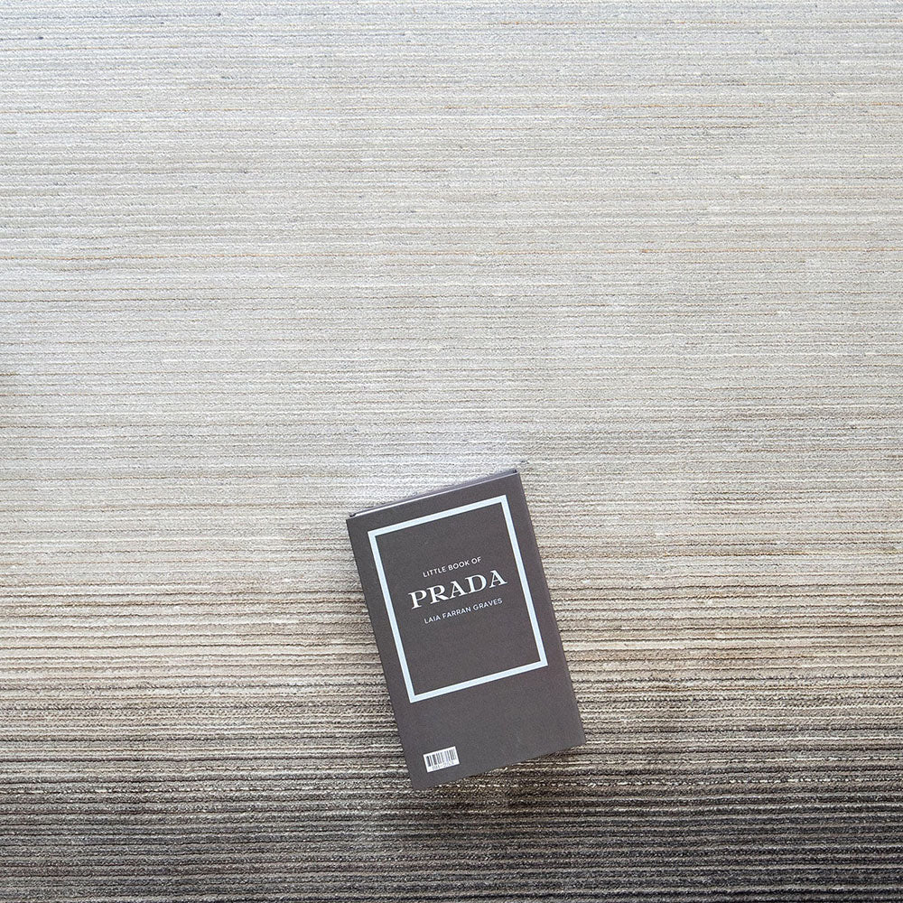 Jade Ashton Textured Grey Striped Carpet