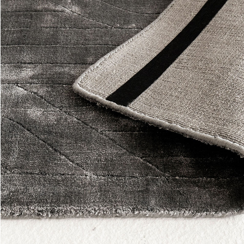 Madox Ashton Runners Dark Grey Modern Carpet