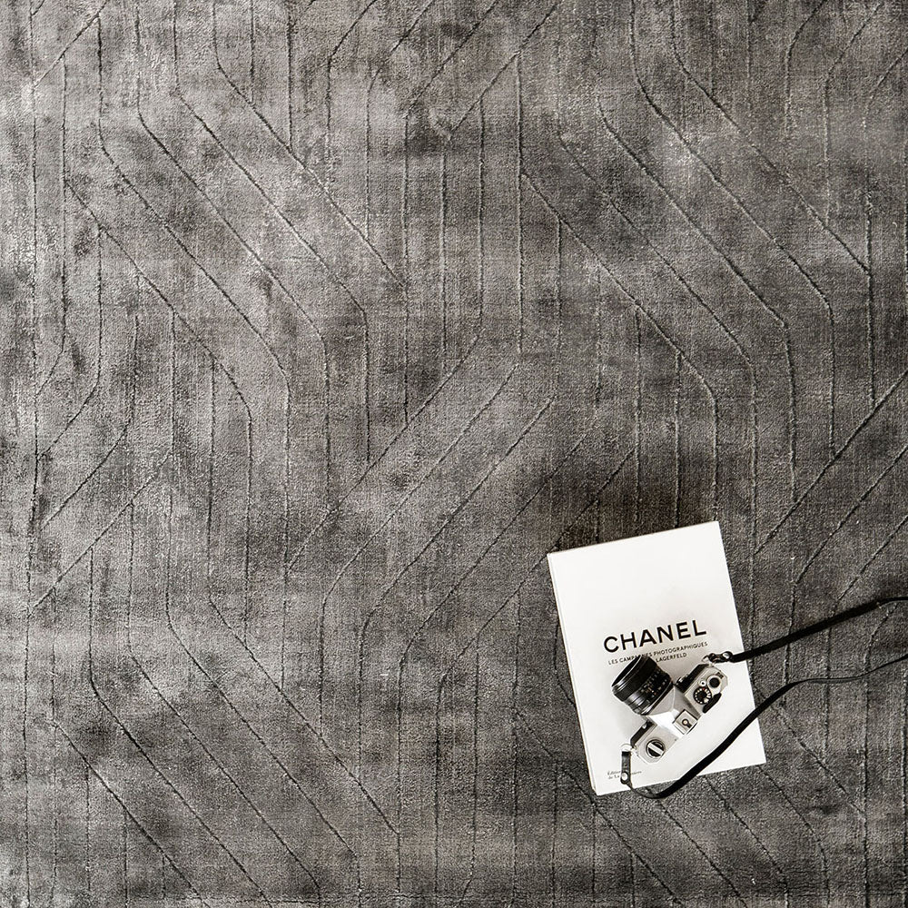 Madox Ashton Runners Dark Grey Modern Carpet