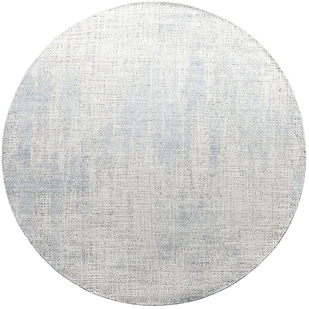 Nelson Sandy Round Modern Light Grey Carpet