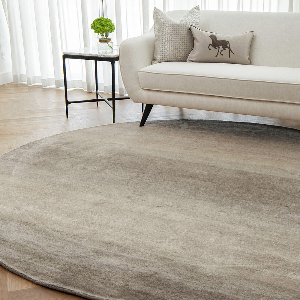 Oscar Ashton Grey Wool Carpet