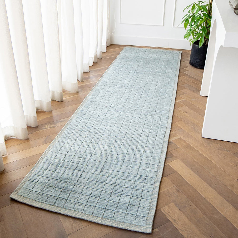 Taylor Sky Blue And Grey Carpet