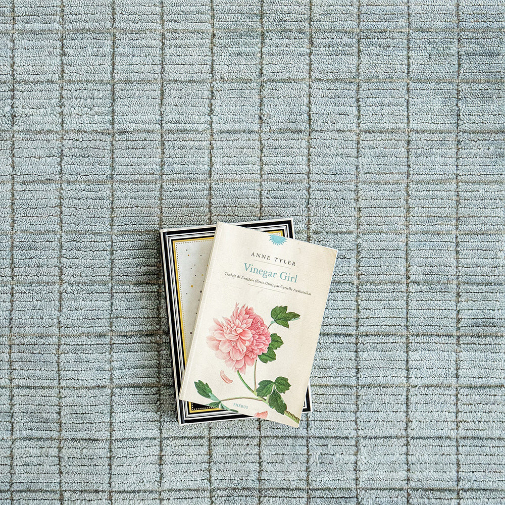 Taylor Sky Blue And Grey Carpet