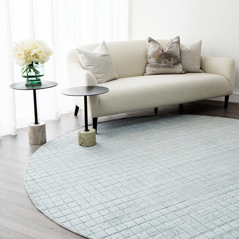 Taylor Sky Blue And Grey Carpet