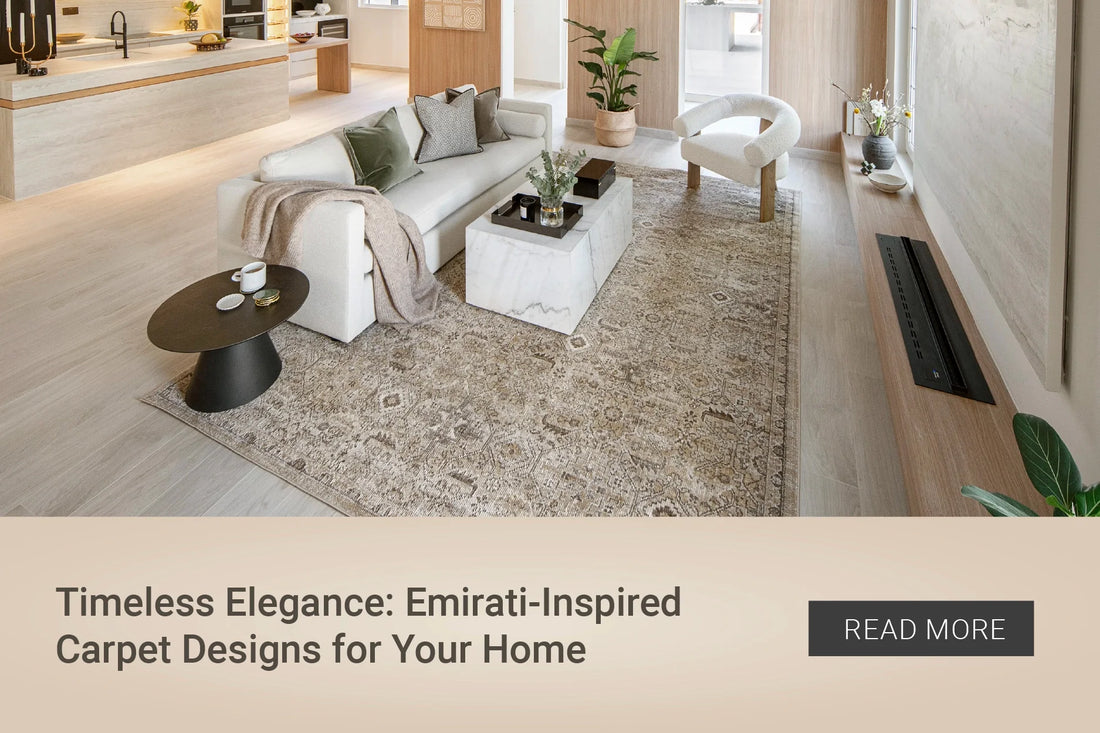 Timeless Elegance: Emirati-Inspired Carpet Designs for Your Home