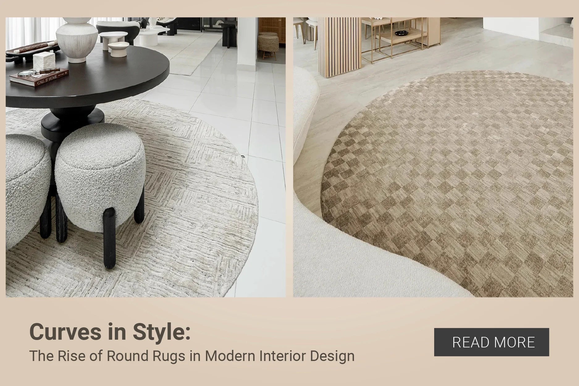 Curves in Style: The Rise of Round Rugs in Modern Interior Design ...